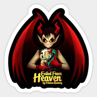 Exiled From Heaven Sticker